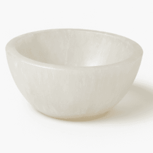 Cupa din selenit pentru curățare și încărcare - diametru 8 cm